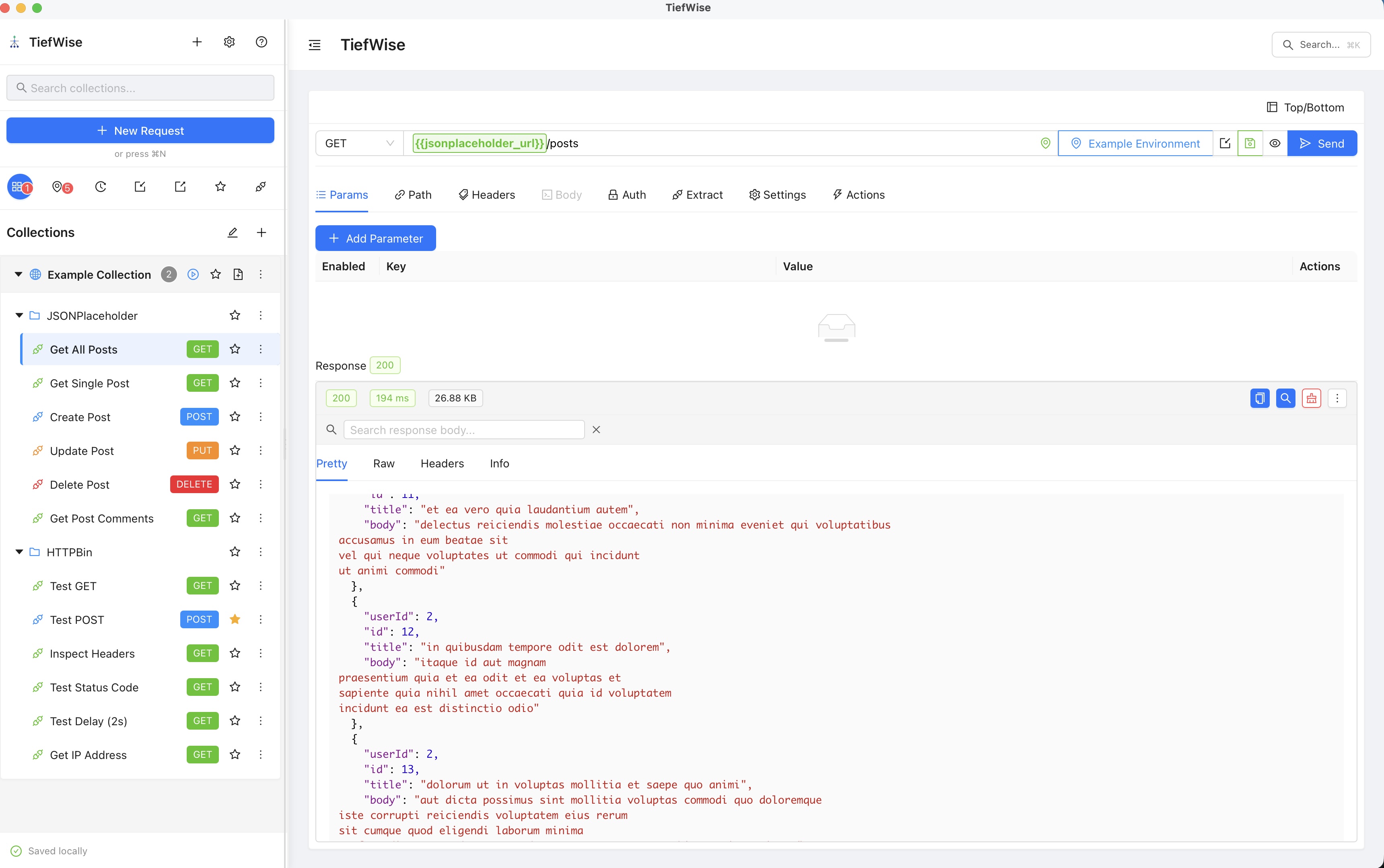 TiefWise Collections & Folders